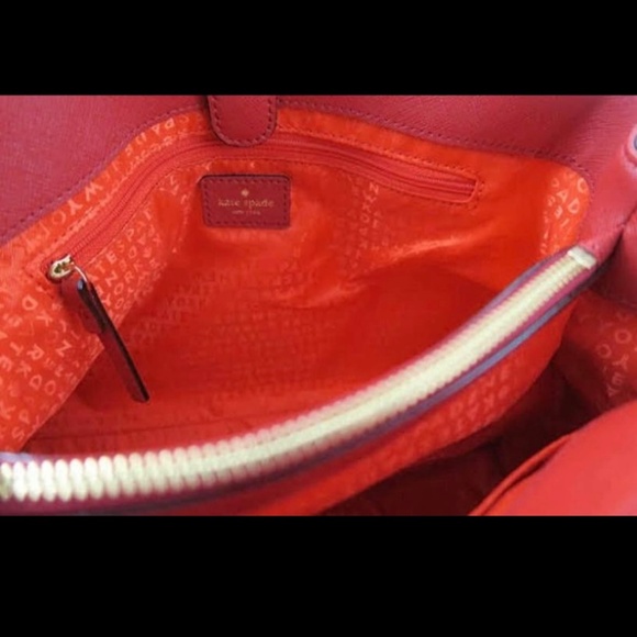 Kate Spade Red Cove Street Provence satchel purse - Picture 5 of 5